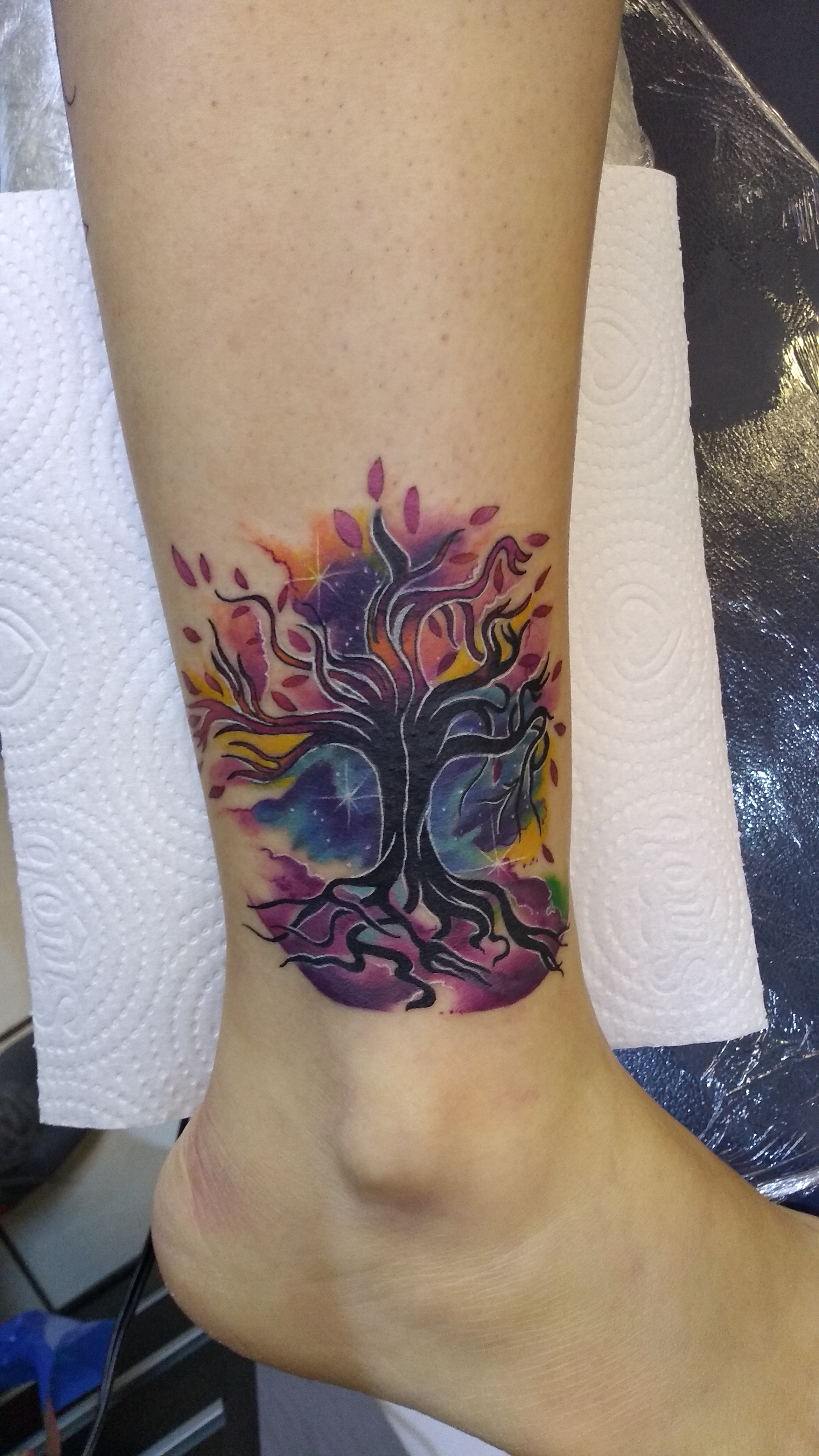 Cover up em andamento